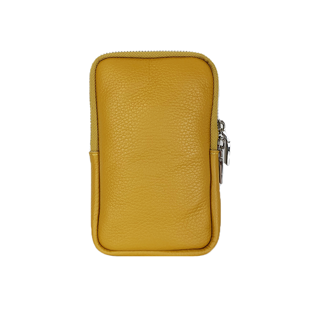 Leather Phone Holder -Made in Italy- Leather Phone Holder -Made in Italy-