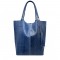 Borsa Shopper in Pelle Effetto Pitone -Made in Italy-