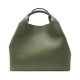 Leather Bag with Double Handle -Made in Italy-