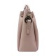 Leather Bag with Rigid Handle -Made in Italy-
