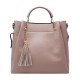 Leather Bag with Rigid Handle -Made in Italy-