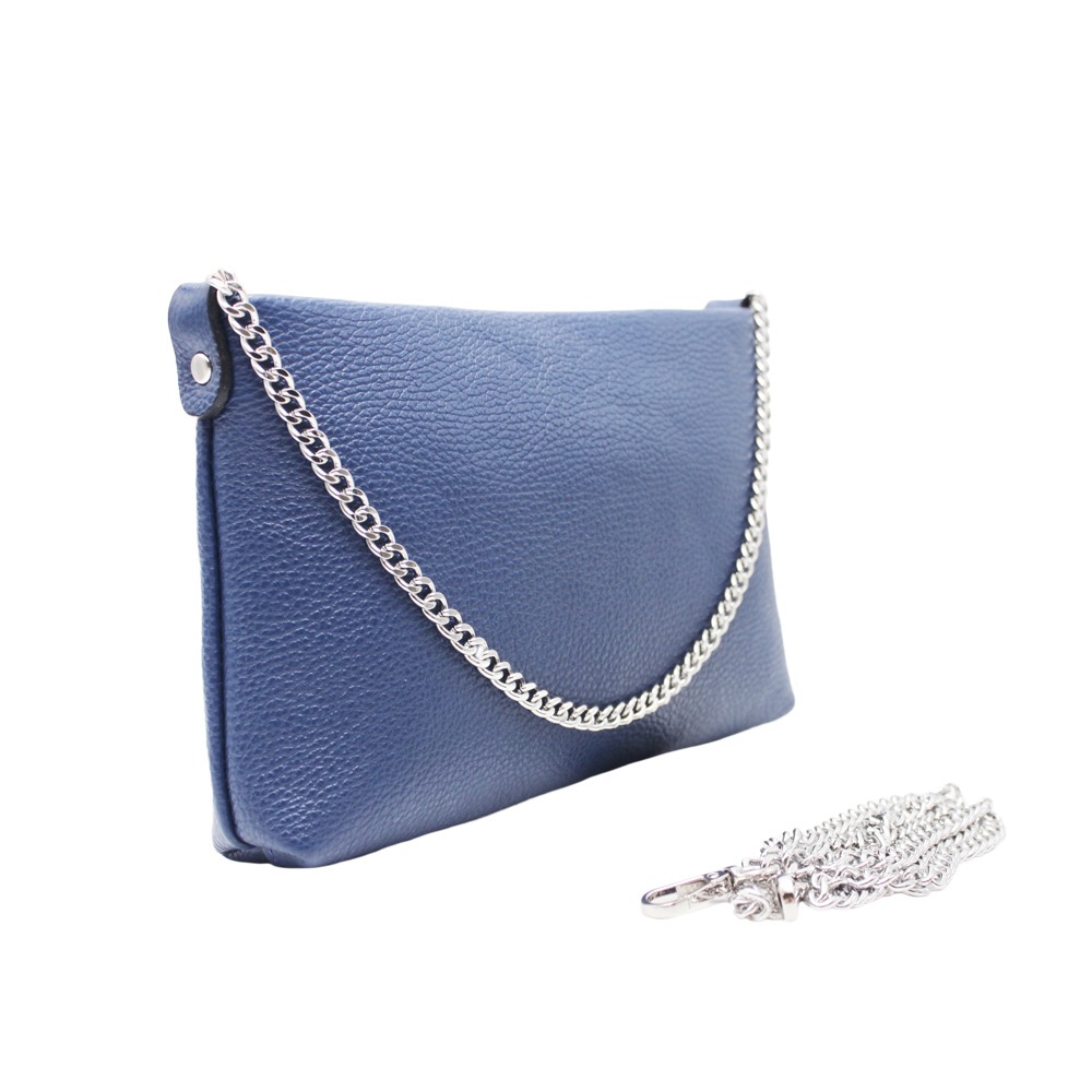 Leather Shoulder Bag -Made in Italy- Leather Shoulder Bag -Made in Italy-