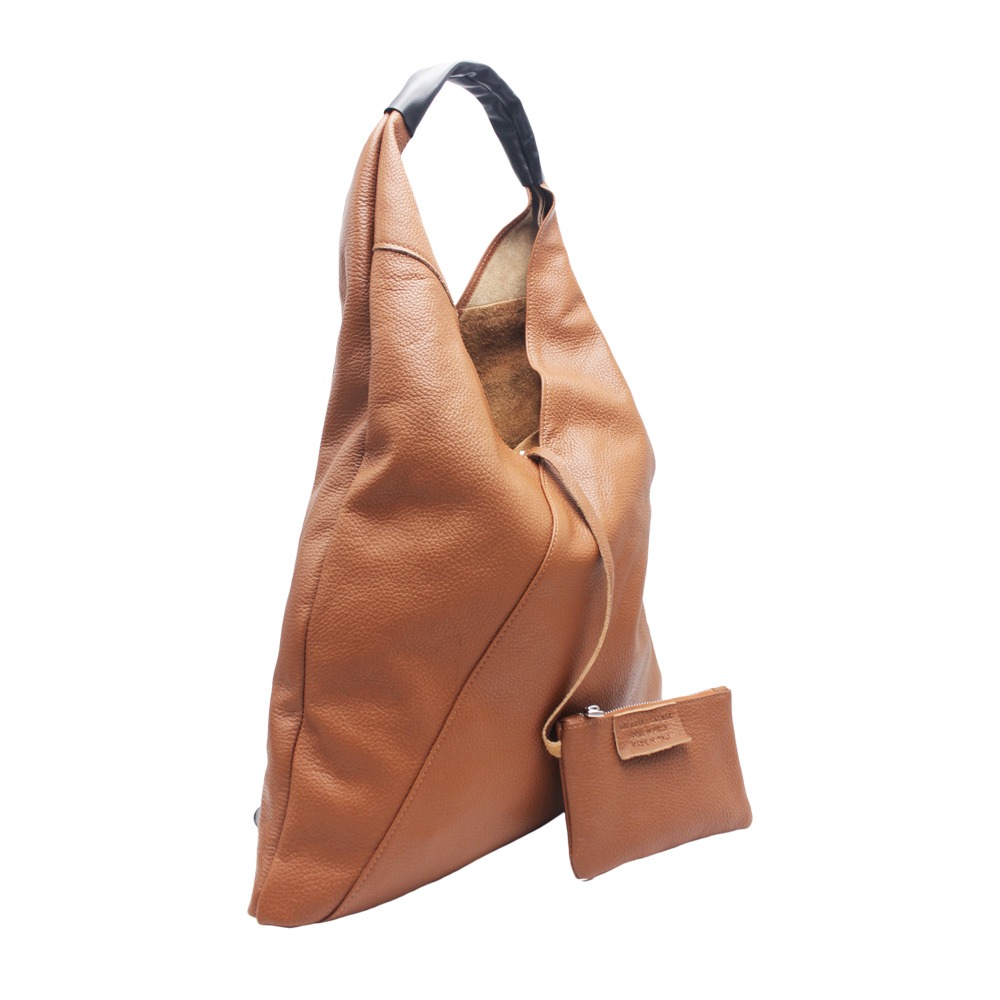 Leather Sack Bag -Made in Italy- Leather Sack Bag -Made in Italy-