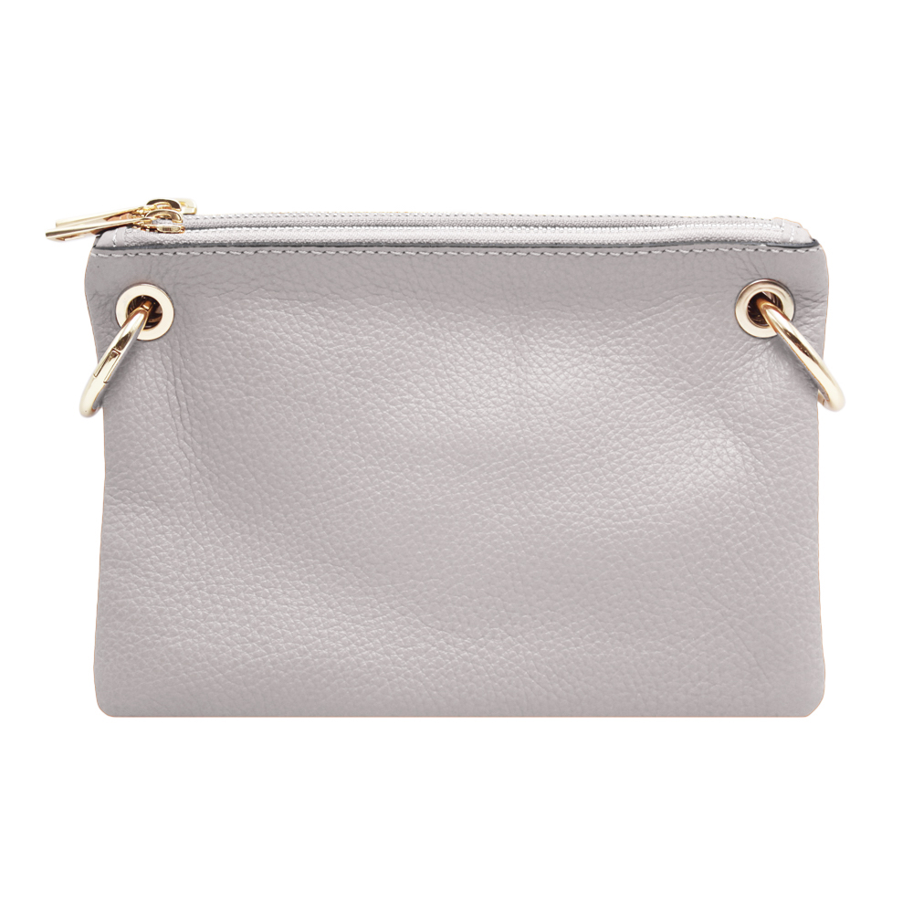 Leather Bag with Triple Compartment -Made in Italy- Leather Bag with Triple Compartment -Made in Italy-