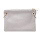 Leather Bag with Triple Compartment -Made in Italy-