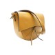 Elegant Leather Shoulder Bag with Fringes -Made in Italy-