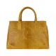 Python Printed Leather Bag -Made in Italy-