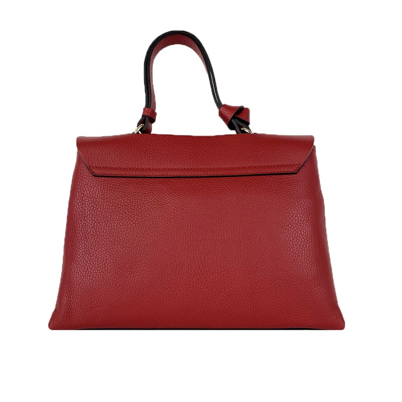 Elegant Leather Handbag -Made in Italy-