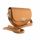 Shoulder Bag in Leather Double Shoulder Strap -Made in Italy-