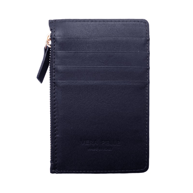 Leather Card Holder -Made in Italy-