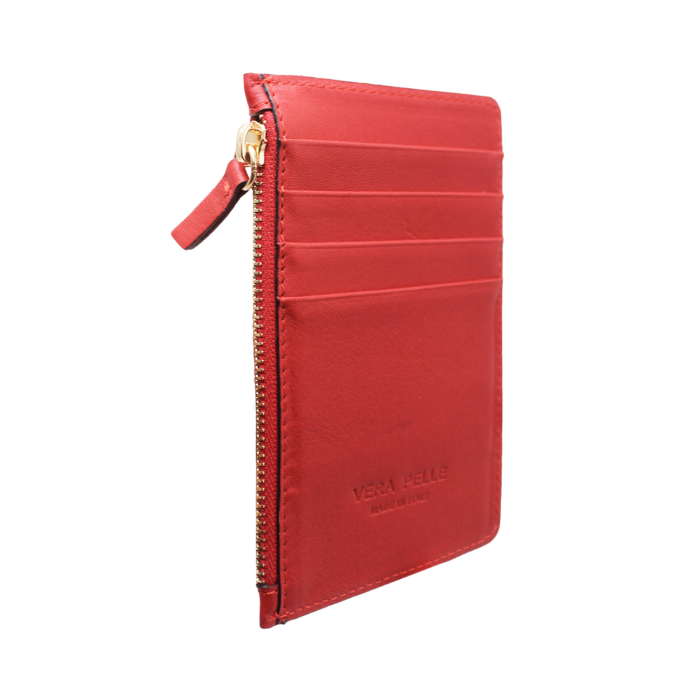 Leather Card Holder -Made in Italy- Leather Card Holder -Made in Italy-