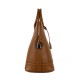 Handbag with Leather Pendant -Made in Italy-