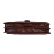 Vintage Buffered Leather Briefcase -Made in Italy-