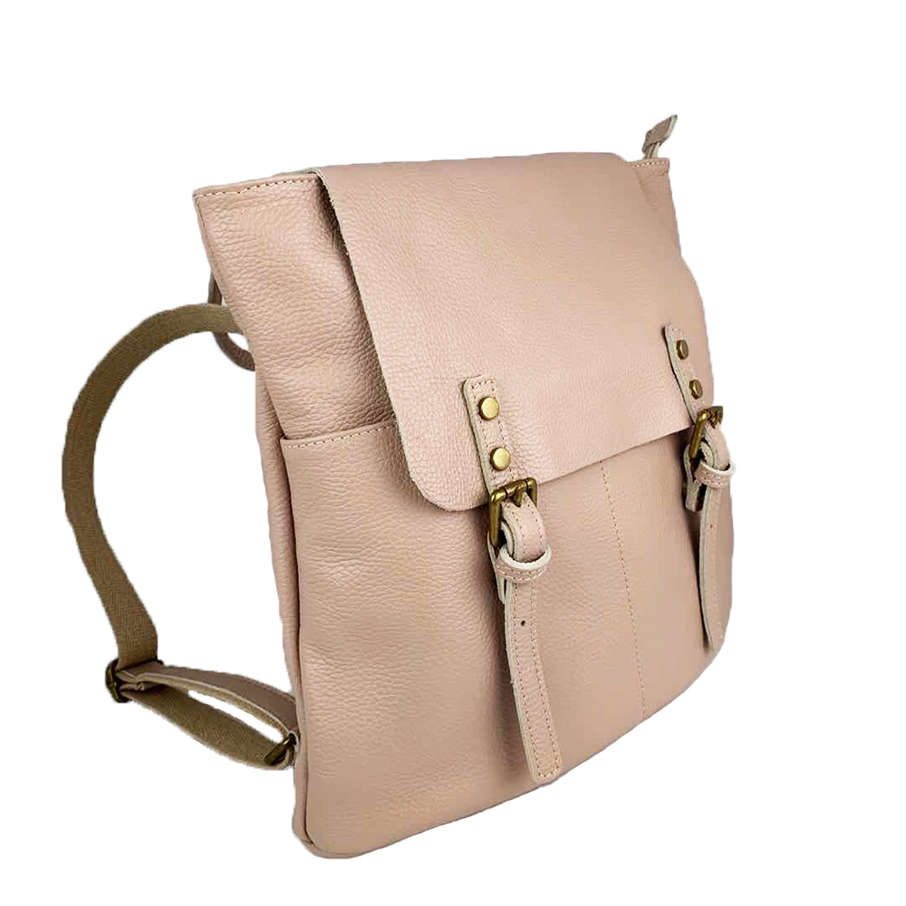 Leather Backpack -Made in Italy- Leather Backpack -Made in Italy-