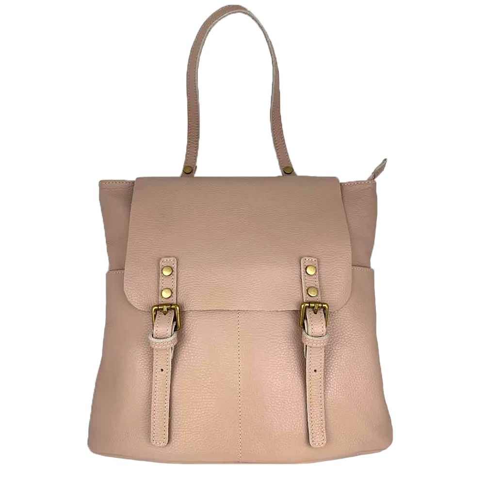Leather Backpack -Made in Italy- Leather Backpack -Made in Italy-