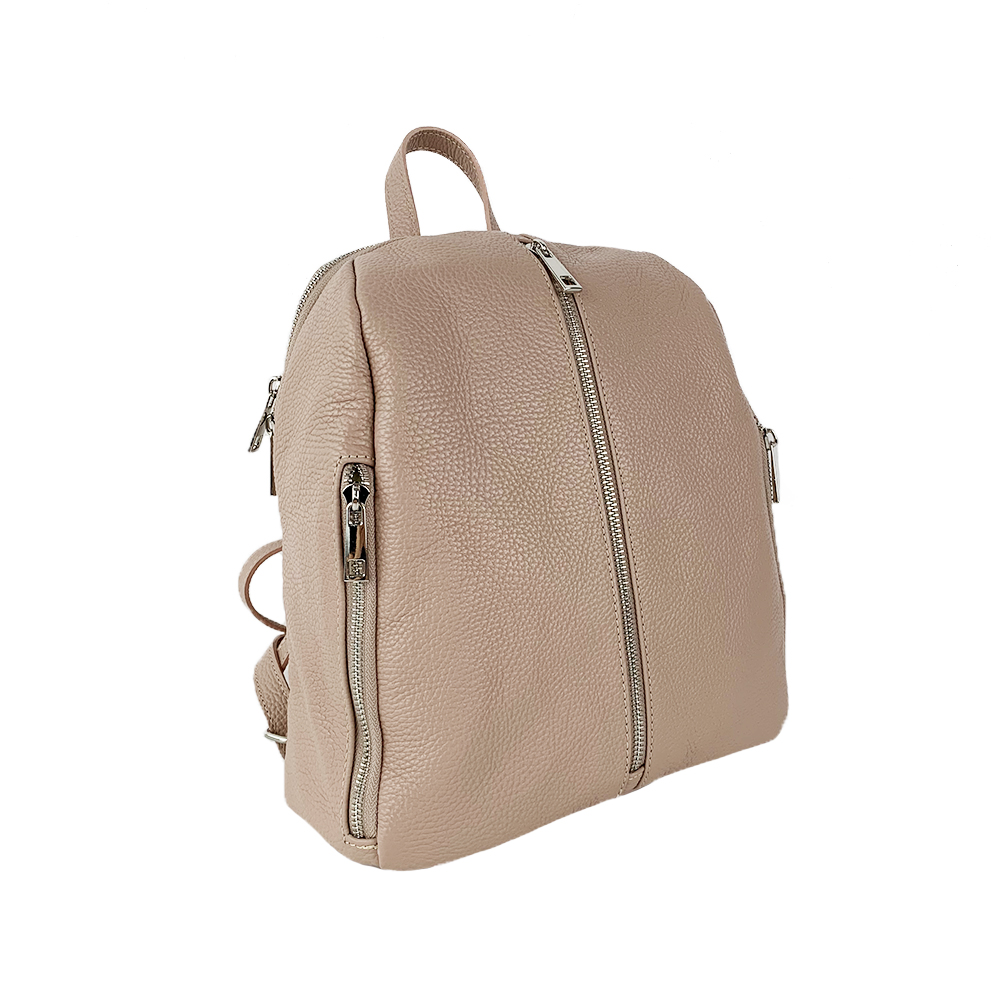 Leather Backpack -Made in Italy- Leather Backpack -Made in Italy-