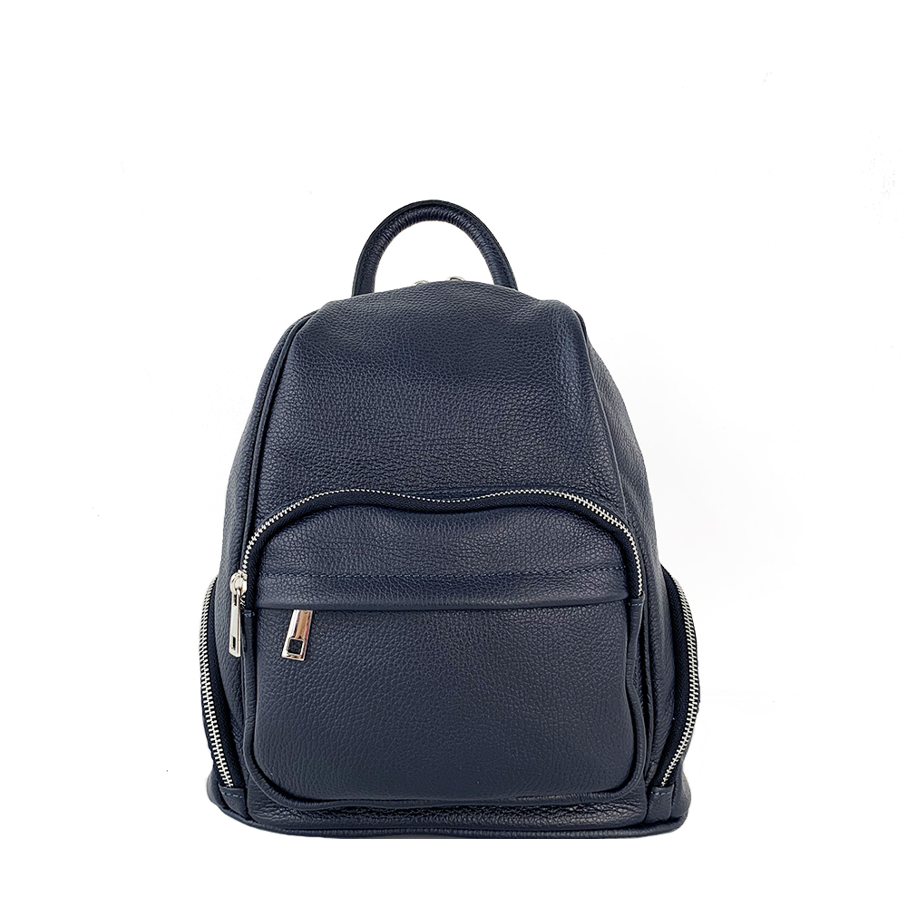 Leather Backpack -Made in Italy- Leather Backpack -Made in Italy-