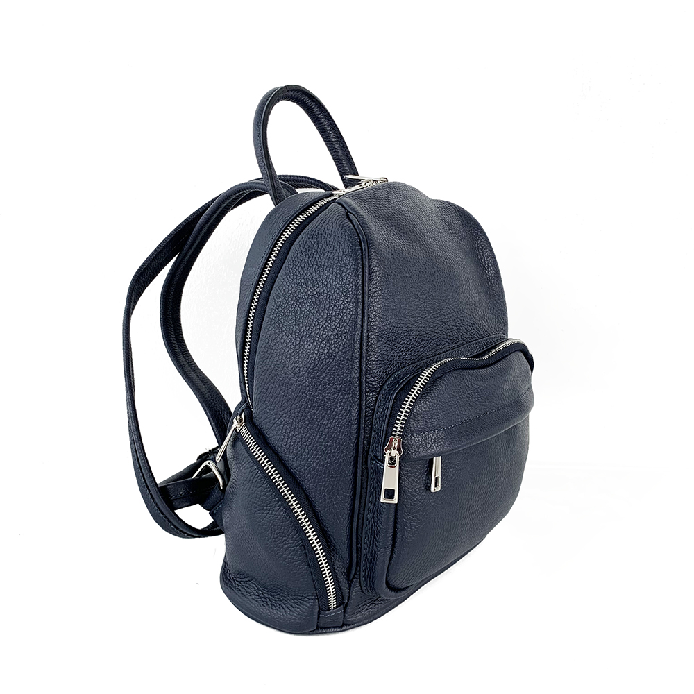 Leather Backpack -Made in Italy- Leather Backpack -Made in Italy-