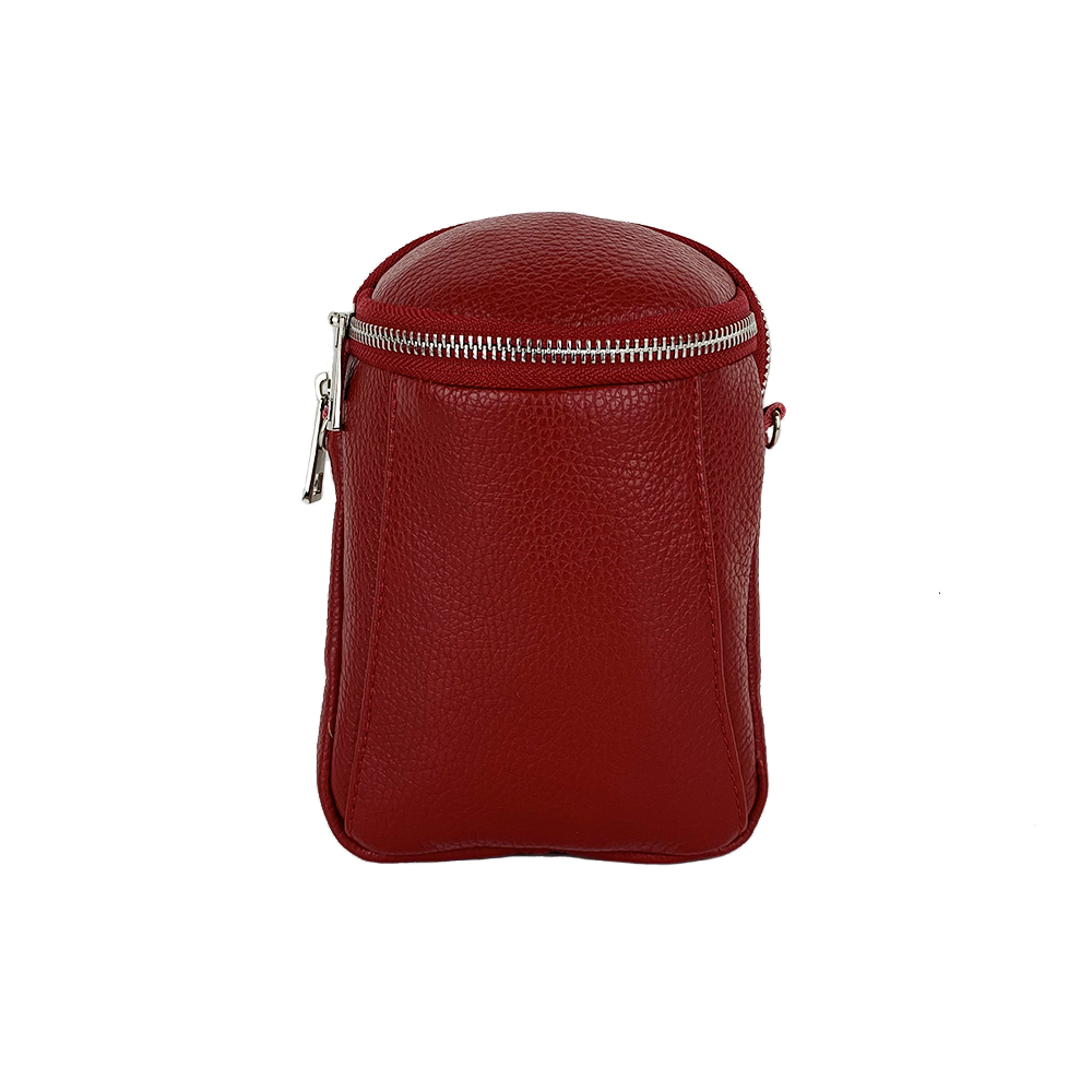 Leather Mobile Phone Holder with Double Compartment Leather Mobile Phone Holder with Double Compartment