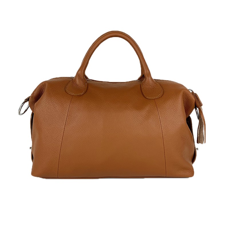 Soft Leather Handbag -Made in Italy-