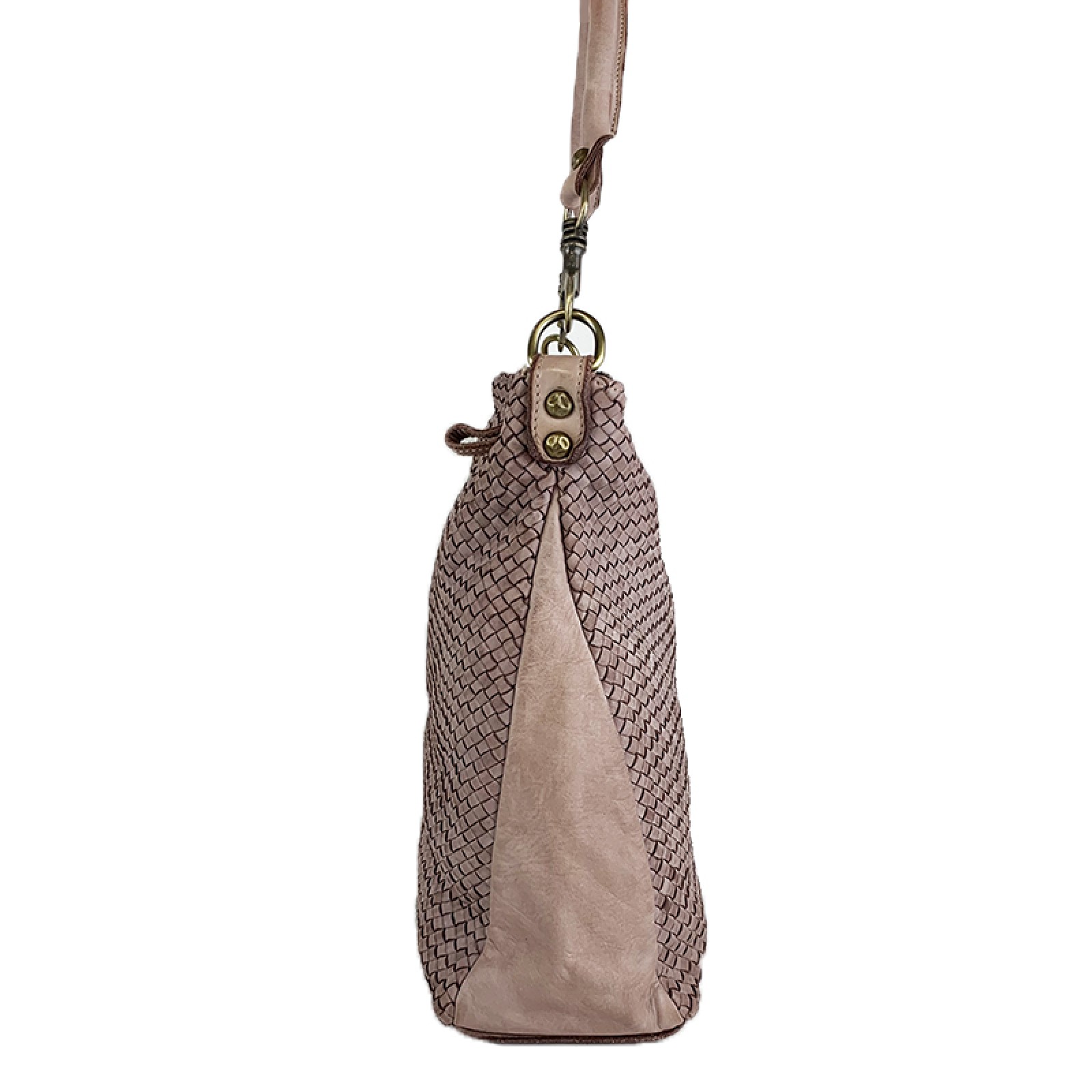 Borsa A Tracolla Gusti Spall In Pelle Vintage Marrone – Modello Frank, Pelle Conciata Al Vegetale, Artigianale E Sostenibile