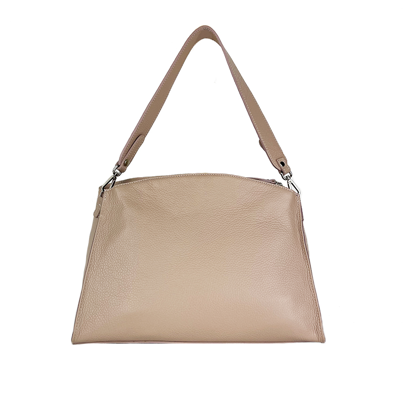 Leather Shoulder Bag -Made in Italy-