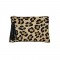 Pochette in Cavallino e Pelle con Frange -Made in Italy-