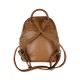 Leather Backpack with Side Pockets -Made in Italy-