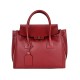 Large Saffiano Leather Handbag -Made in Italy-