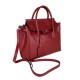 Large Saffiano Leather Handbag -Made in Italy-