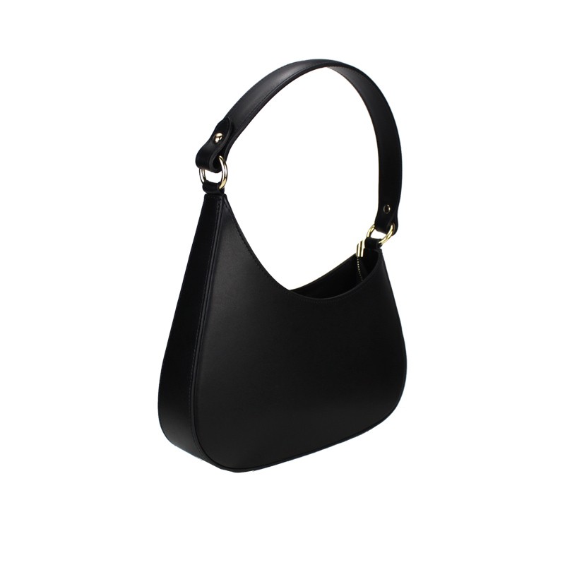 Shoulder Bag in Rigid Leather -Made in Italy-