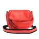 Leather Crossbody Bag -Made in Italy-
