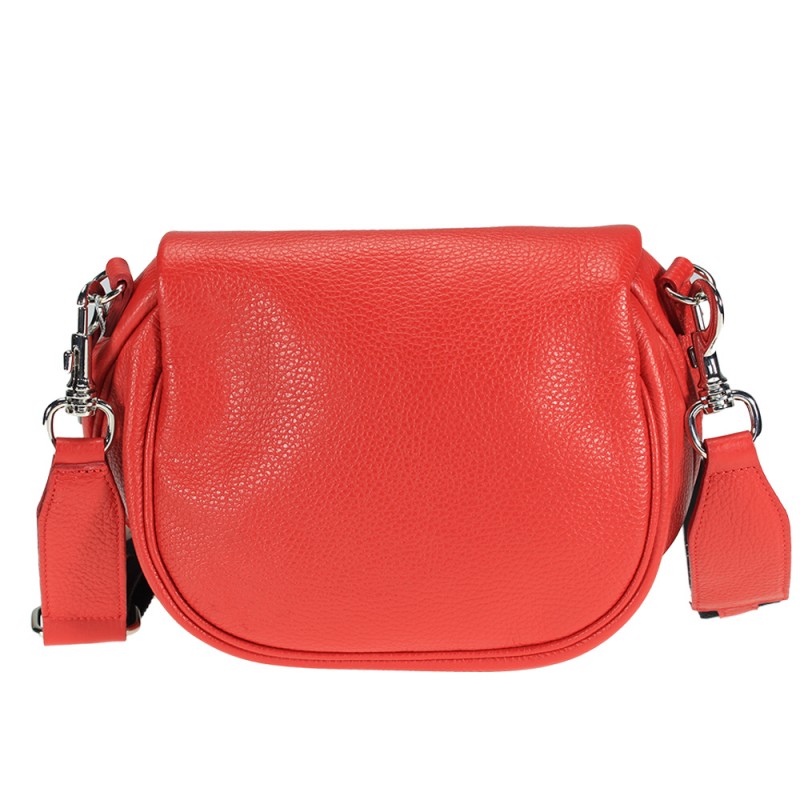 Leather Crossbody Bag -Made in Italy-