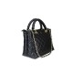 Small Quilted Leather Handbag -Made in Italy-