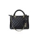 Small Quilted Leather Handbag -Made in Italy-