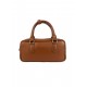 Mini Bag Rettangolare in Pelle con Doppio Manico -Made in Italy