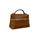 Mini Borsa in Vera Pelle con Cerniera Frontale  -Made in Italy-