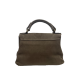 Borsa Satchel con Frange in Vera Pelle Camoscio con Tracolla Made in Italy Borsa Satchel con Frange in Vera Pelle Camoscio con Tracolla Made in Italy