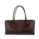 Borsa a Spalla in Vera Pelle Stampa Coccodrillo Made in Italy Borsa a Spalla in Vera Pelle Stampa Coccodrillo Made in Italy