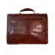 Buffered Leather Business Bag -Made in Italy-